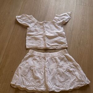 Old Navy White Kids Matching Set